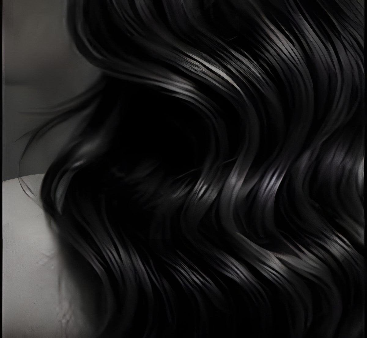 Cuticle-aligned Remy hair detail